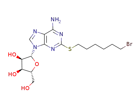 2-[(6-bromohexyl)thio]adenosine