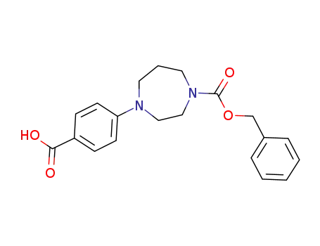 4-(4-((benzyloxy)carbonyl)-1,4-diazepan-1-yl)benzoic acid