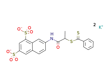 2-(2-thiobenzoylsulfanylpropionylamino)naphthalene-6,8-disulfonic acid dipotassium salt