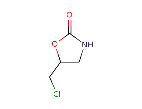 Molecular Structure of 22625-57-6 (5-CHLOROMETHYL-2-OXAZOLIDINONE)