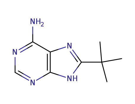 Molecular Structure of 50609-20-6 (8-tert-butyladenine)