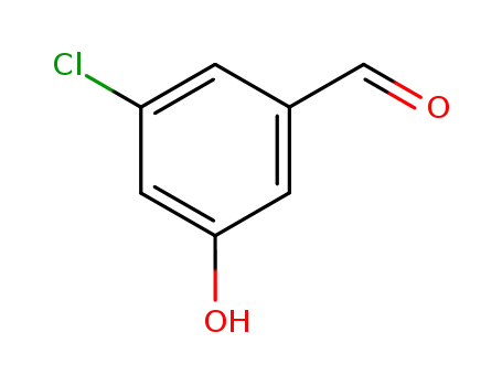 Molecular Structure of 1829-33-0 (3-CHLORO-5-HYDROXYBENZALDEHYDE)
