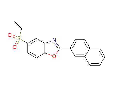 dibenzoate5-(ethylsulfone)-2-(naphthalen-2-yl)benzo[d]oxazole