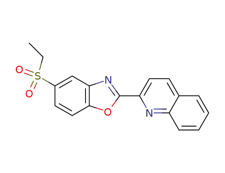 5-(ethylsulfonyl)-2-(quinolin-2-yl)benzo[d]oxazole