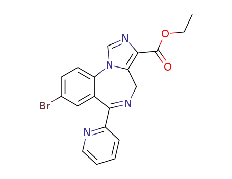 ethyl 8-bromo-6-(pyridin-2-yl)-4H-benzo[f]imidazo[1,5-a][1,4]diazepine-3-carboxylate