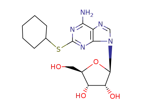 2-(Cyclohexylthio)adenosine