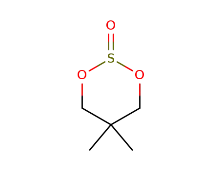 Molecular Structure of 1003-85-6 (5,6-Dihydro-5,5-dimethyl-4H-1,3,2-dioxathiin 2-oxide)
