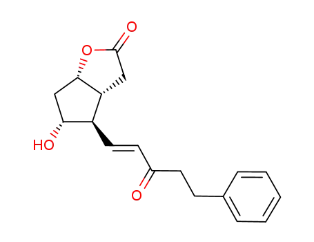 (3aR,4R,5R,6aS)-5-hydroxy-4-((E)-3-oxo-5-phenylpent-1-en-1-yl)hexahydro-2H-cyclopenta[b]furan-2-one