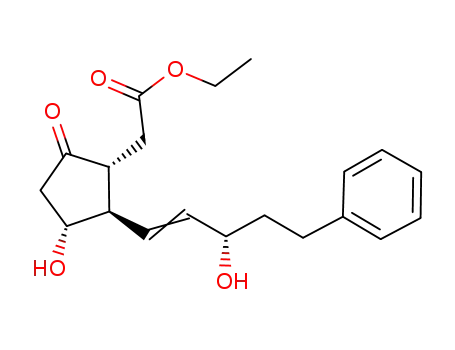 ethyl (1R,2R,3R)-3-hydroxy-2-[5-phenyl-(3S)-3-hydroxy-1-pentenyl]-5-oxo-cyclopentaneacetate