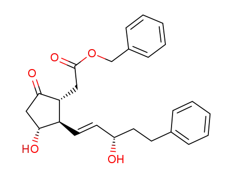 benzyl(1R,2R,3R)-3-hydroxy-2-[5-phenyl-(3S)-hydroxy-(1E)-pentenyl]-5-oxo-cyclopentane-acetate