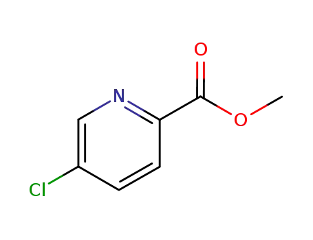 Molecular Structure of 132308-19-1 (5-Chloropyridine-2-carboxylic acid methyl ester)