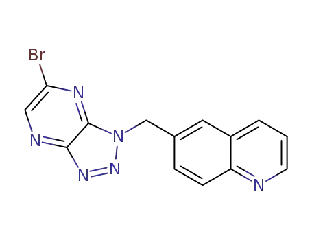 6-((6-bromo-1H-[1,2,3]triazolo[4,5-b]pyrazin-1-yl)methyl)quinoline