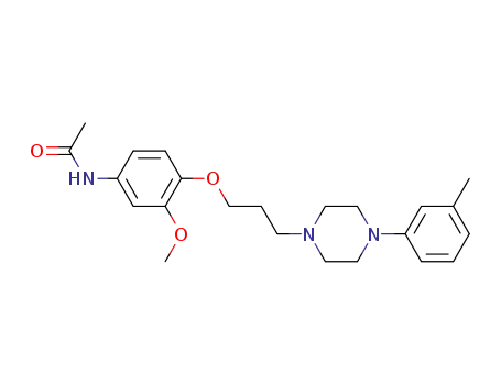 1-[3-(4-acetamido-2-methoxyphenoxy)-n-propyl]-4-(3-methylphenyl)-piperazine