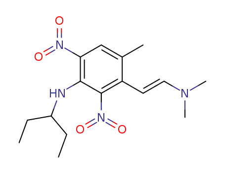 3-[(1-ethylpropyl)amino]-N,N,6-trimethyl-2,4-dinitrostyrylamine