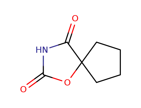 Molecular Structure of 67852-27-1 (1-Oxa-3-azaspiro[4.4]nonane-2,4-dione(6CI,9CI))