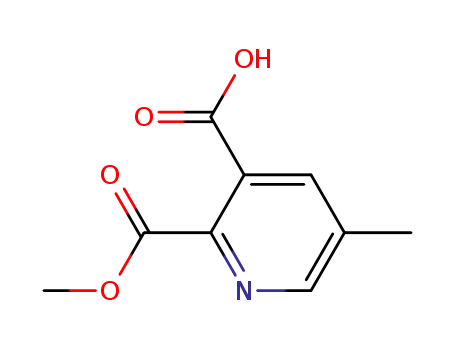 2-methoxycarbonyl-5-methyl-3-pyridinecarboxylic acid