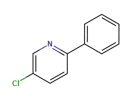 Molecular Structure of 58254-76-5 (5-CHLORO-2-PHENYLPYRIDINE)