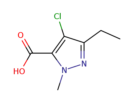 4-chloro-3-ethyl-1-methyl-1H-pyrazole-5-carboxylic acid