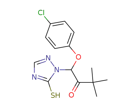 1-(4-chlorophenoxy)-1-(5-mercapto-1,2,4-triazol-1-yl)-3,3-dimethyl-butan-2-one