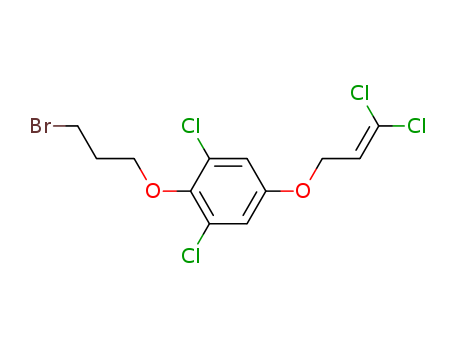 Benzene, 2-(3-bromopropoxy)-1,3-dichloro-5-[(3,3-dichloro-2-propenyl)oxy]-