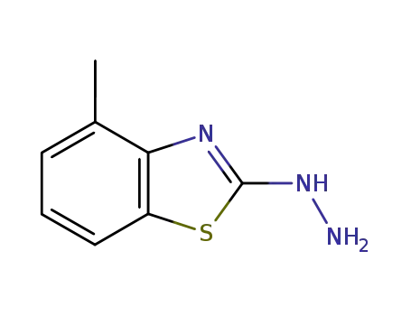 Molecular Structure of 20174-68-9 (4-Methyl-2-benzothiazolehydrazine)
