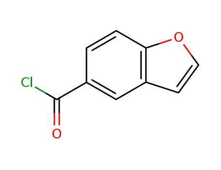 Molecular Structure of 56540-70-6 (1-BENZOFURAN-5-CARBONYL CHLORIDE)