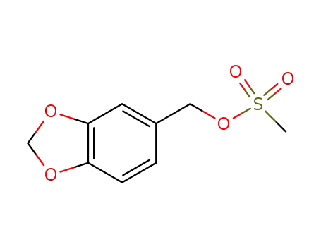 1,3-benzodioxol-5-ylmethyl methanesulfonate