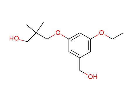 3-(3-ethoxy-5-hydroxymethyl-phenoxy)-2,2-dimethyl-propan-1-ol