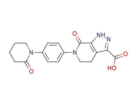 7-oxo-6-[4-(2-oxopiperidine-1-yl)phenyl]-4,5,6,7-tetrahydro-1H-pyrazole[3,4-c]pyridine-3-carboxylic acid