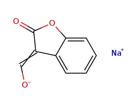 sodium salt of 3-(α-hydroxy)methylenebenzofuran-2(3H)-one