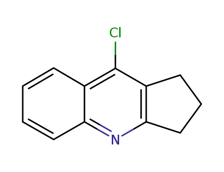 Molecular Structure of 40528-00-5 (9-chloro-2,3-dihydro-1H-cyclopenta[b]quinoline)