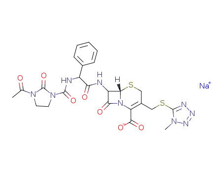 Sodium 7-[D-α-(3-acetylimidazolidin-2-on-1-ylcarbonylamino)phenylacetamido]-3-(1-methyl-1H-tetrazol-5-ylthio)methylceph-3-em-4-carboxylate