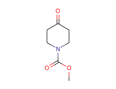 Molecular Structure of 29976-54-3 (methyl 4-oxopiperidine-1-carboxylate)