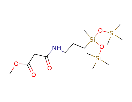 Methyl N-[3-[1,3,3,3-tetramethyl-1-[(trimethylsilyl)oxy]-disiloxanyl]propyl]malonamate