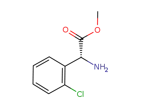 Molecular Structure of 141109-16-2 ((R)-(-)-2-CHLOROPHENYLGLYCINE METHYL ESTER)