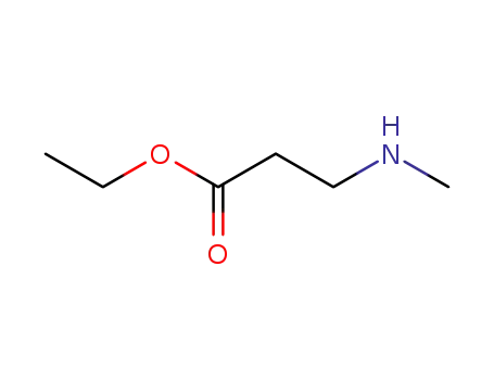 Molecular Structure of 2213-08-3 (ETHYL 3-(N-METHYLAMINO) PROPIONATE)