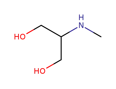 Molecular Structure of 77697-86-0 (1,3-Propanediol, 2-(methylamino)-)