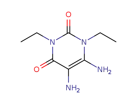 Molecular Structure of 52998-22-8 (1,3-DIETHYL-5,6-DIAMINOURACIL)
