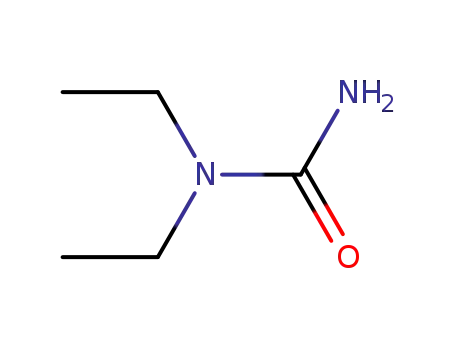 Molecular Structure of 634-95-7 (N,N-Diethylurea)