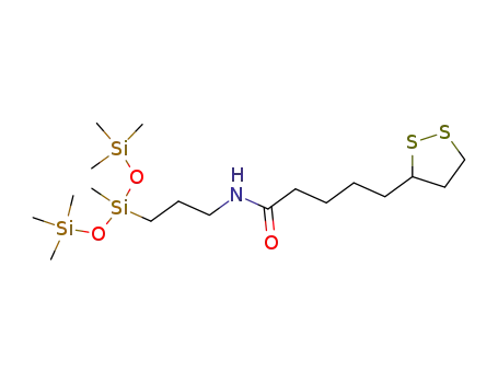 5-(1,2-dithiolan-3-yl)-N-(3-{1,3,3,3-tetramethyl-1-[(trimethylsilyl)oxy]-disiloxanyl}propyl)pentanamide