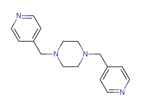 Molecular Structure of 357429-12-0 (Piperazine, 1,4-bis(4-pyridinylmethyl)-)