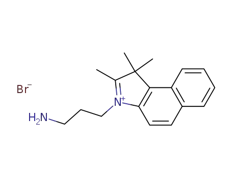 3-(3-aminopropyl)-1,1,2-trimethyl-1H-benz[e]indolium bromide