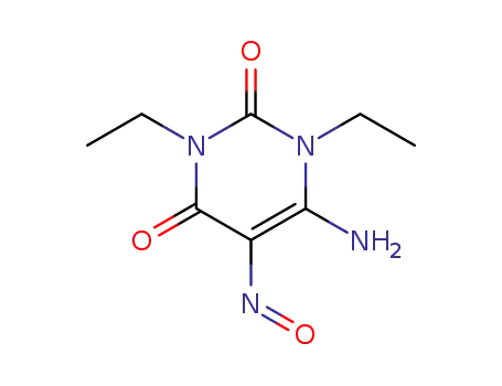 6-Amino-1,3-diethyl-5-nitroso-2,4(1H,3H)-pyrimidinedione 89073-60-9