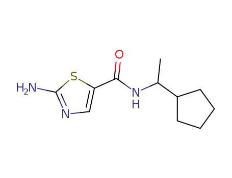 N-(1-cyclopentylethyl)-2-aminothiazole-5-carboxamide