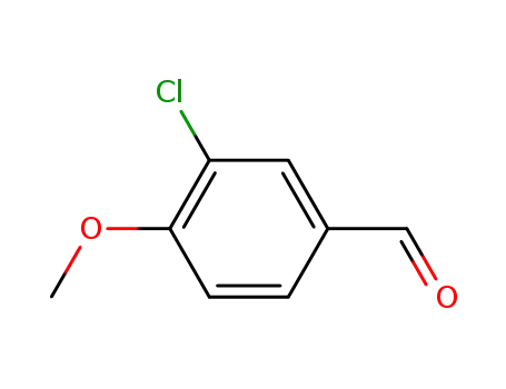 Molecular Structure of 4903-09-7 (3-CHLORO-4-METHOXYBENZALDEHYDE)