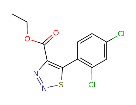 ethyl 5-(2,4-dichlorophenyl)-1,2,3-thiadiazole-4-carboxylate