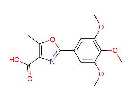 2-(3,4,5-trimethoxyphenyl)-5-methyloxazole-4-carboxylic acid