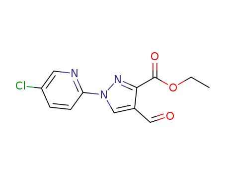 ethyl 1-(5-chloropyridin-2-yl)-4-formyl-1H-pyrazole-3-carboxylate