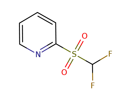 Molecular Structure of 1219454-89-3 (Pyridine, 2-[(difluoromethyl)sulfonyl]-)