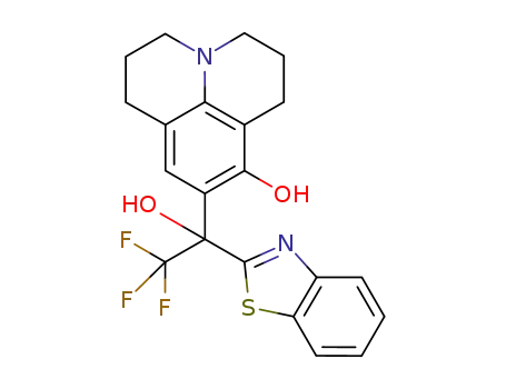 9-[1-(1,3-benzothiazol-2-yl)-2,2,2-trifluoro-1-hydroxyethyl]-2,3,6,7-tetrahydro-1H,5H-pyrido[3,2,1-ij]quinolin-8-ol